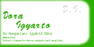 dora igyarto business card