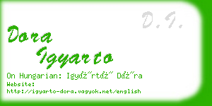 dora igyarto business card